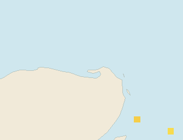Satellite floating-algae map near Isla Holbox, Jan 2023 (opens full map image in a new tab)