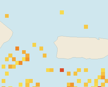 Satellite floating-algae map near Rincon, Mar 2023 (opens full map image in a new tab)
