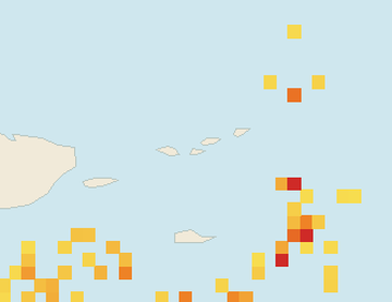 Satellite floating-algae map near St. John, Mar 2023 (opens full map image in a new tab)