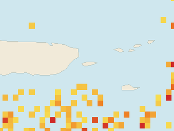 Satellite floating-algae map near Vieques, Mar 2023 (opens full map image in a new tab)