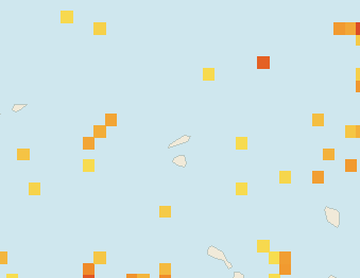 Satellite floating-algae map near Anguilla, Apr 2023 (opens full map image in a new tab)