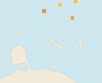 Satellite floating-algae map near Curacao West Coast, Apr 2023 (opens full map image in a new tab)