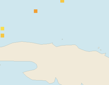 Satellite floating-algae map near Varadero, Apr 2023 (opens full map image in a new tab)