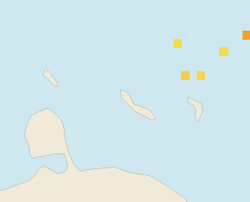 Satellite floating-algae map near Curacao West Coast, Jun 2023 (opens full map image in a new tab)