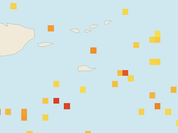 Satellite floating-algae map near St. Croix, Jun 2023 (opens full map image in a new tab)