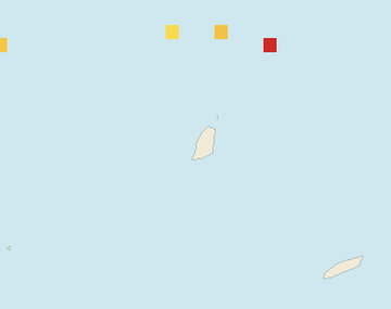 Satellite floating-algae map near Grand Anse, Jul 2023 (opens full map image in a new tab)