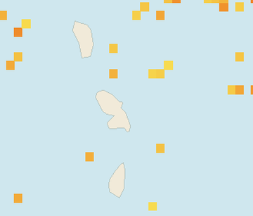 Satellite floating-algae map near Martinique Atlantic Coast, Jul 2023 (opens full map image in a new tab)