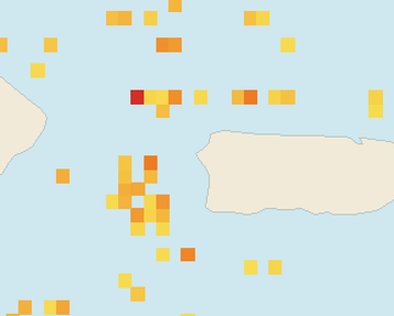 Satellite floating-algae map near Rincon, Jul 2023 (opens full map image in a new tab)