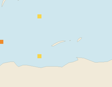 Satellite floating-algae map near Roatan, Aug 2023 (opens full map image in a new tab)