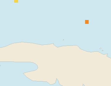 Satellite floating-algae map near Varadero, Aug 2023 (opens full map image in a new tab)