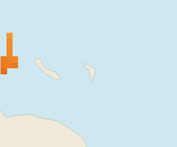 Satellite floating-algae map near Bonaire, Oct 2023 (opens full map image in a new tab)