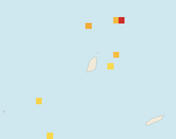 Satellite floating-algae map near Grand Anse, Oct 2023 (opens full map image in a new tab)