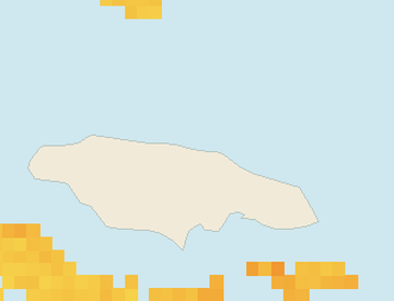 Satellite floating-algae map near Ocho Rios, Oct 2023 (opens full map image in a new tab)
