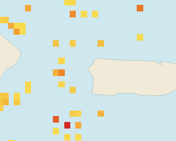 Satellite floating-algae map near Rincon, Oct 2023 (opens full map image in a new tab)