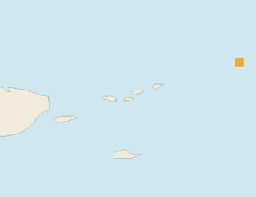 Satellite floating-algae map near St. John, Oct 2023 (opens full map image in a new tab)