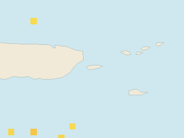 Satellite floating-algae map near Vieques, Oct 2023 (opens full map image in a new tab)