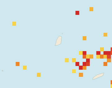 Satellite floating-algae map near Grand Anse, Dec 2023 (opens full map image in a new tab)