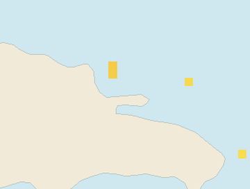 Satellite floating-algae map near Las Terrenas, Dec 2023 (opens full map image in a new tab)