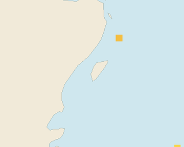 Satellite floating-algae map near Akumal, Jan 2024 (opens full map image in a new tab)