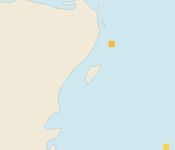 Satellite floating-algae map near Cozumel (west coast), Jan 2024 (opens full map image in a new tab)