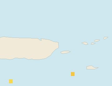 Satellite floating-algae map near Luquillo, Jan 2024 (opens full map image in a new tab)