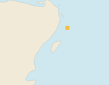 Satellite floating-algae map near Puerto Aventuras, Jan 2024 (opens full map image in a new tab)