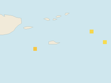 Satellite floating-algae map near St. Croix, Jan 2024 (opens full map image in a new tab)