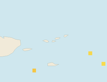 Satellite floating-algae map near St. John, Jan 2024 (opens full map image in a new tab)
