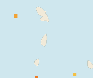Satellite floating-algae map near Saint Lucia East Coast, Jan 2024 (opens full map image in a new tab)