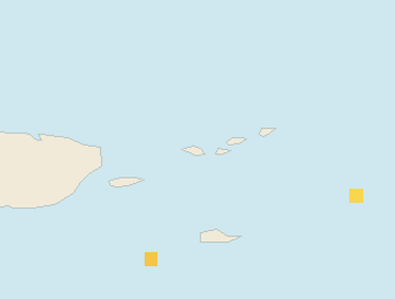 Satellite floating-algae map near St. Thomas, Jan 2024 (opens full map image in a new tab)