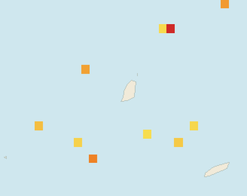 Satellite floating-algae map near Grand Anse, Feb 2024 (opens full map image in a new tab)