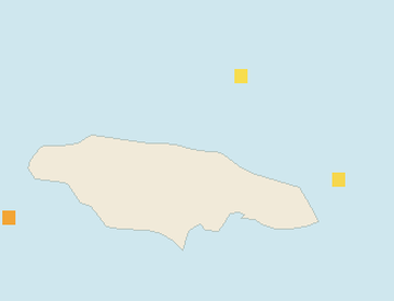 Satellite floating-algae map near Ocho Rios, Feb 2024 (opens full map image in a new tab)
