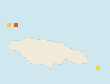 Satellite floating-algae map near Ocho Rios, Mar 2024 (opens full map image in a new tab)