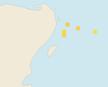 Satellite floating-algae map near Playa del Carmen, Mar 2024 (opens full map image in a new tab)