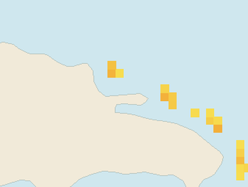 Satellite floating-algae map near Las Terrenas, Mar 2024 (opens full map image in a new tab)