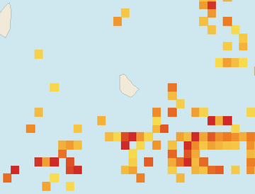 Satellite floating-algae map near South Coast Barbados, Mar 2024 (opens full map image in a new tab)