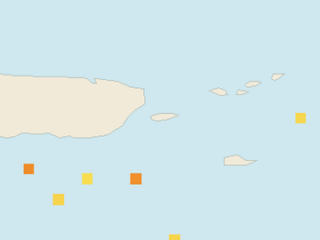 Satellite floating-algae map near Vieques, Apr 2024 (opens full map image in a new tab)