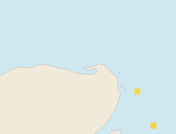 Satellite floating-algae map near Isla Holbox, May 2024 (opens full map image in a new tab)