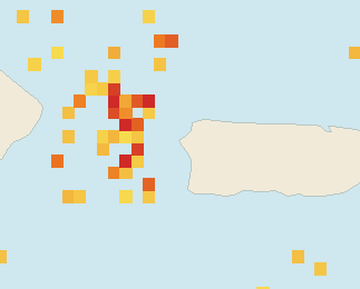 Satellite floating-algae map near Rincon, May 2024 (opens full map image in a new tab)