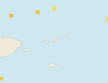 Satellite floating-algae map near St. John, May 2024 (opens full map image in a new tab)