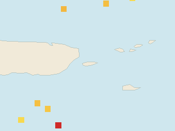 Satellite floating-algae map near Vieques, May 2024 (opens full map image in a new tab)