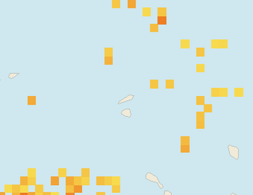 Satellite floating-algae map near Anguilla, Jun 2024 (opens full map image in a new tab)
