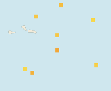 Satellite floating-algae map near Grand Turk, Jun 2024 (opens full map image in a new tab)