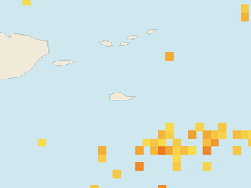 Satellite floating-algae map near St. Croix, Jun 2024 (opens full map image in a new tab)