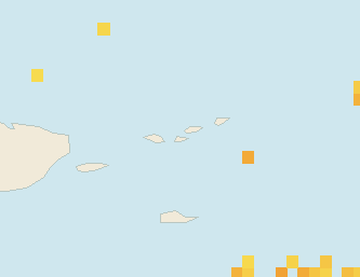 Satellite floating-algae map near St. John, Jun 2024 (opens full map image in a new tab)