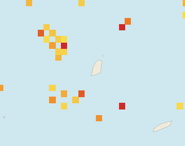 Satellite floating-algae map near Grand Anse, Jul 2024 (opens full map image in a new tab)