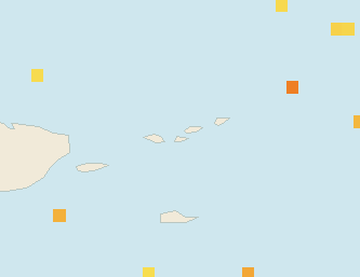 Satellite floating-algae map near St. John, Jul 2024 (opens full map image in a new tab)