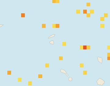 Satellite floating-algae map near St. Maarten, Jul 2024 (opens full map image in a new tab)