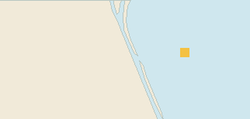 Satellite floating-algae map near Cocoa Beach, Aug 2024 (opens full map image in a new tab)