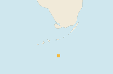 Satellite floating-algae map near Florida Keys, Aug 2024 (opens full map image in a new tab)